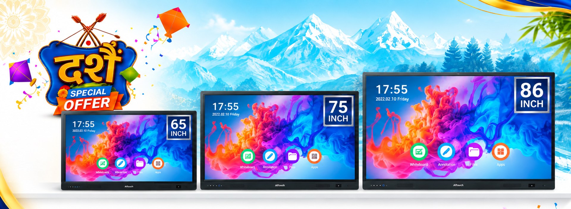 InFocus interactive smart boards for classrooms in Nepal