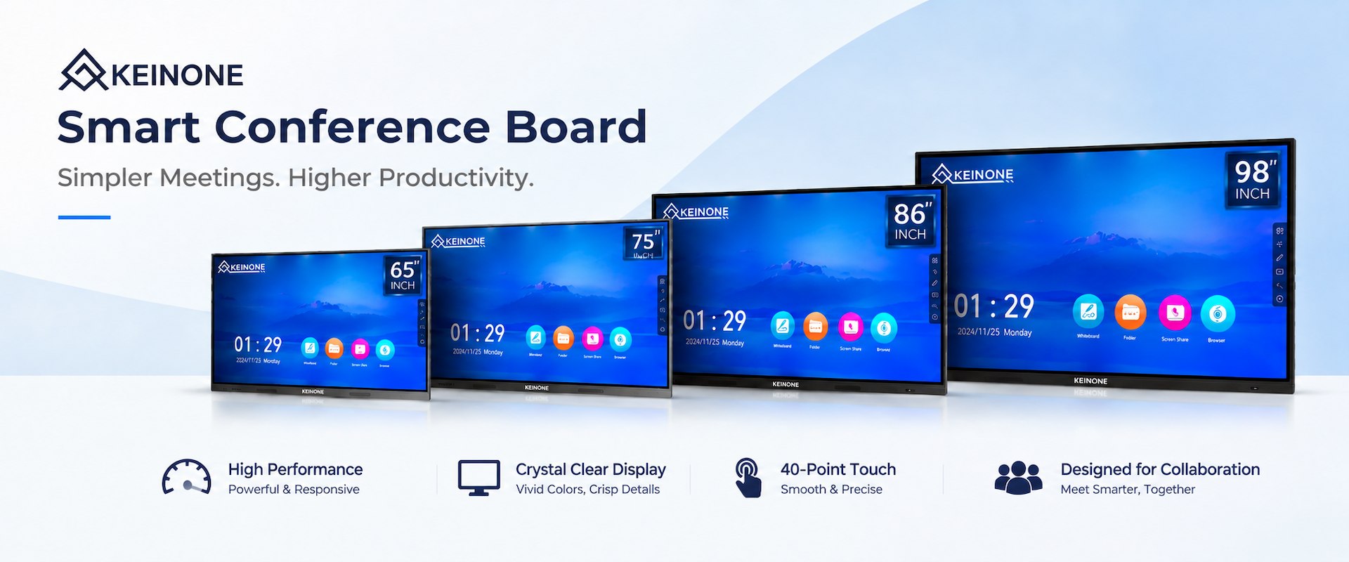 KEINONE smart conference boards and interactive displays in Nepal